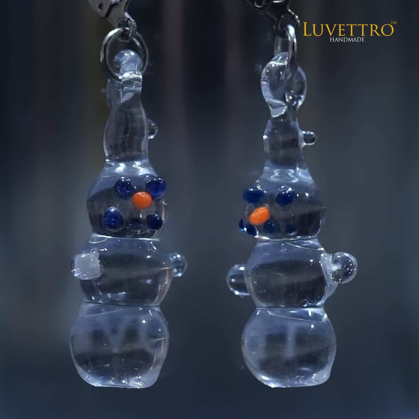 Earrings Whimsy | Snowman
