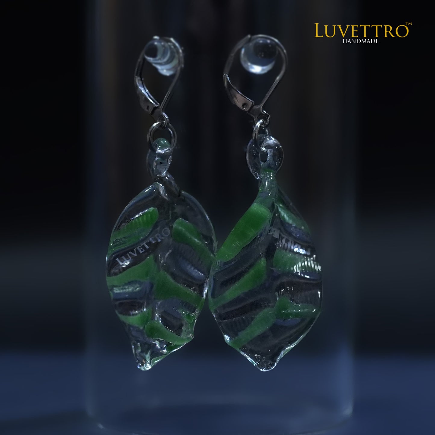 Earrings Leafy | Green