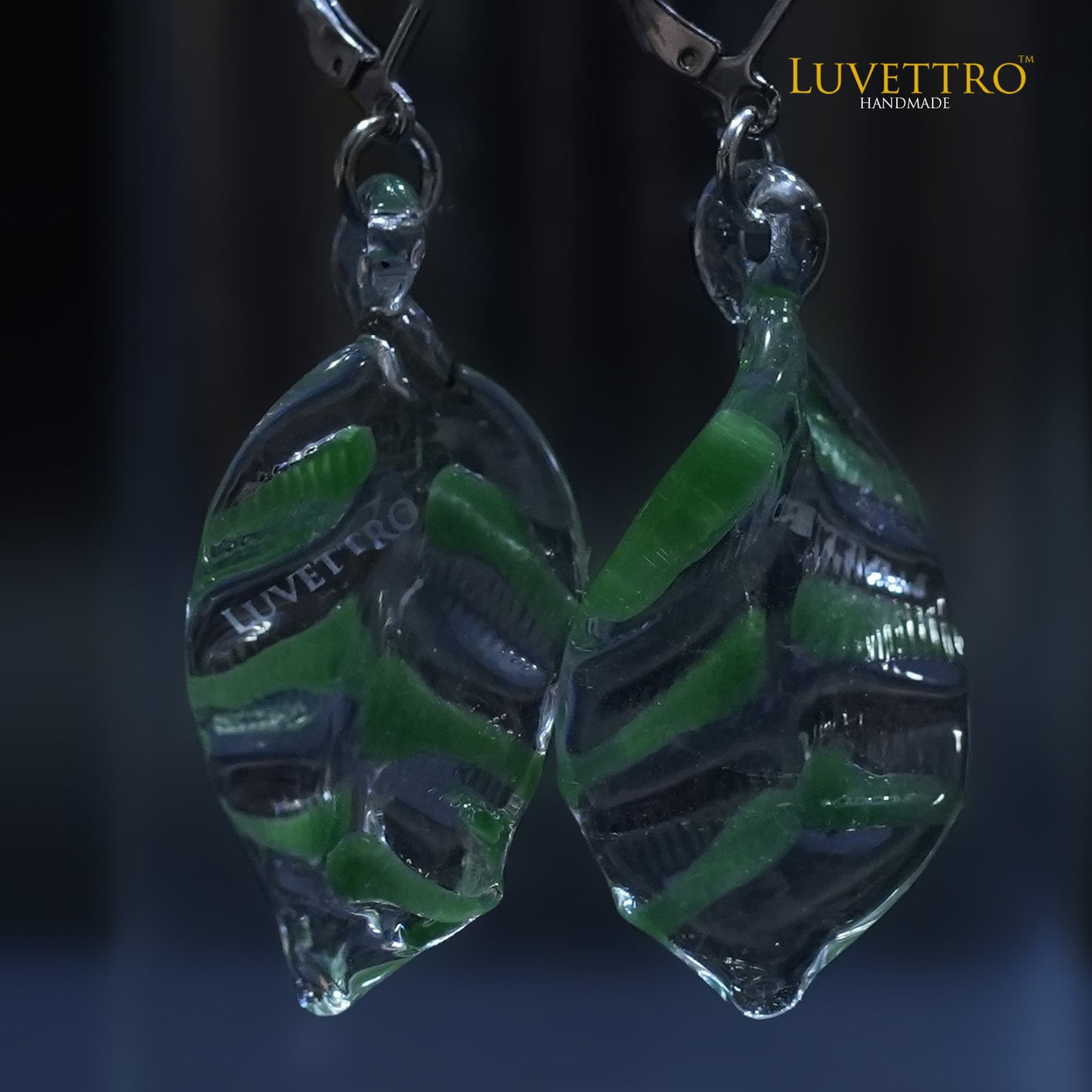 Earrings Leafy | Green