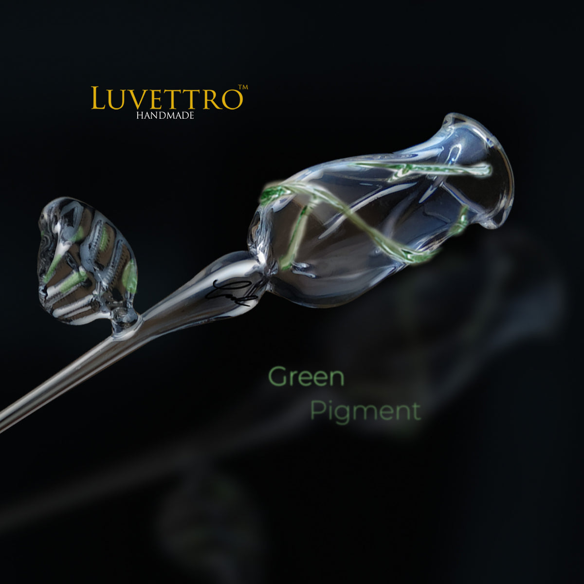 Glass Roses | Green Pigment