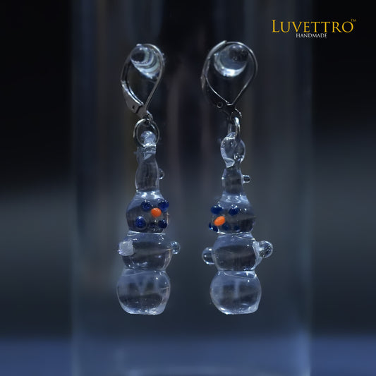 Earrings Whimsy | Snowman